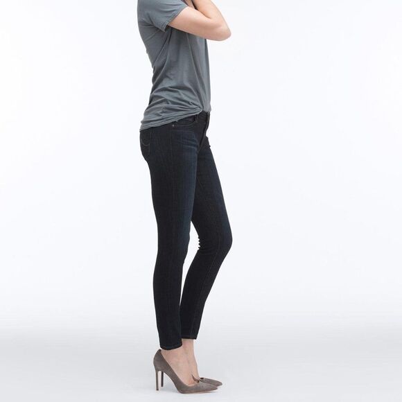 NEW Ag Adriano Goldschmied Women's Low Rise THE LEGGING ANKLE Coal grey - Picture 2 of 9